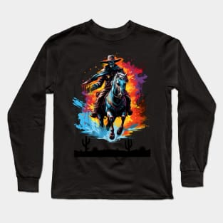 Western Cowboy Long Sleeve T-Shirt